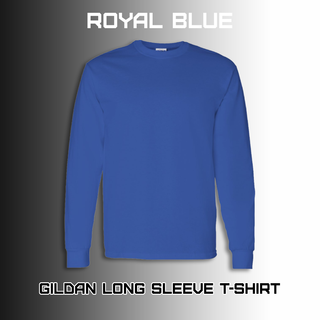 Buy blue Gildan Long Sleeve T-Shirt