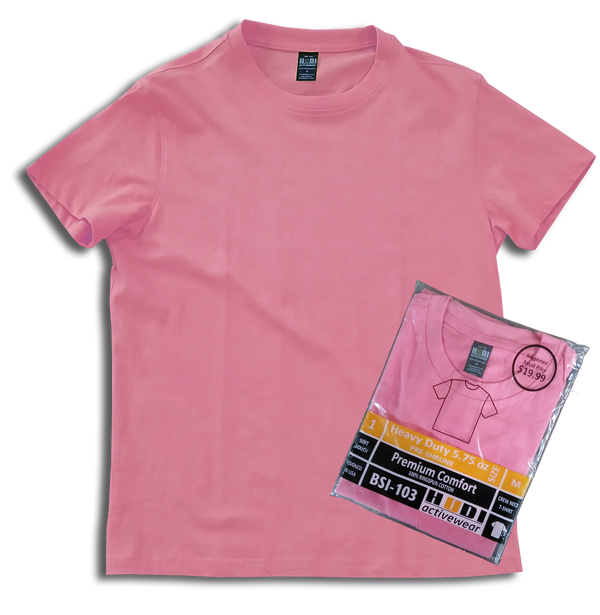 H1003 Premium 100% Ring-Spun Heavy Weight Cotton  200GSM Unisex T-Shirt.