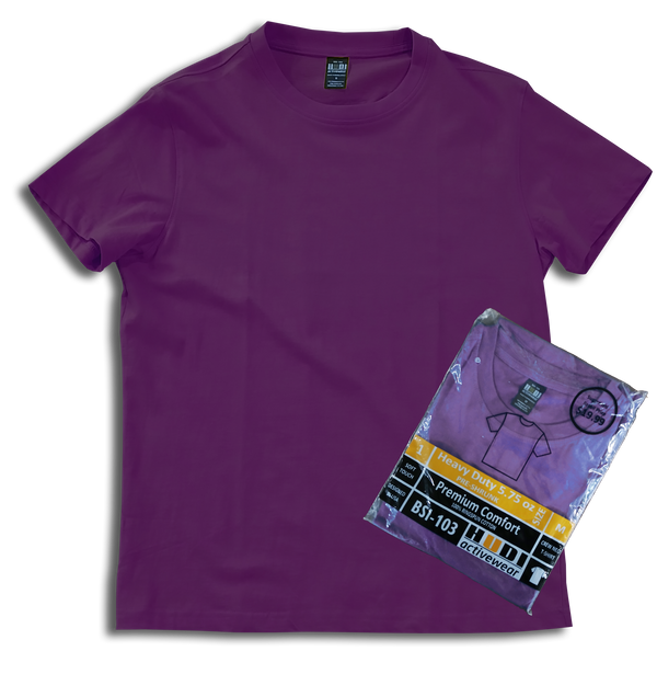 H1003 Premium 100% Ring-Spun Heavy Weight Cotton  200GSM Unisex T-Shirt.