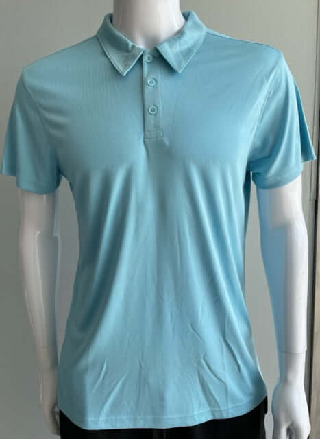 H7002 Button Down Golf Polo 100% Polyester Shirt - APPAREL WHOLESALE DEPOT POLO SHIRT HUDI